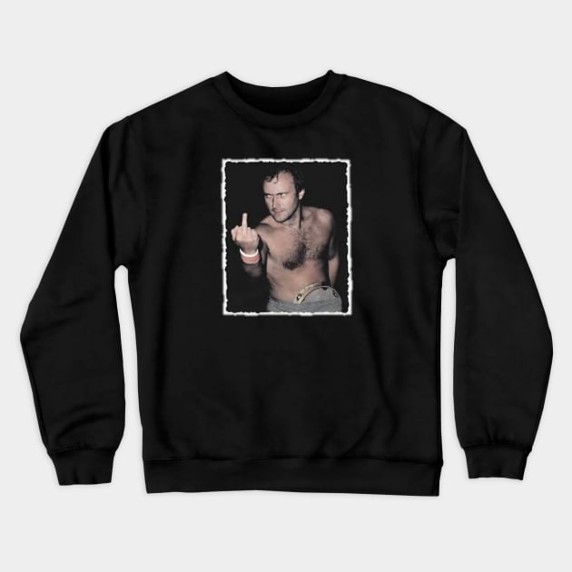 Phil collins///aesthetic art for fans Crewneck Sweatshirt by MisterPumpkin